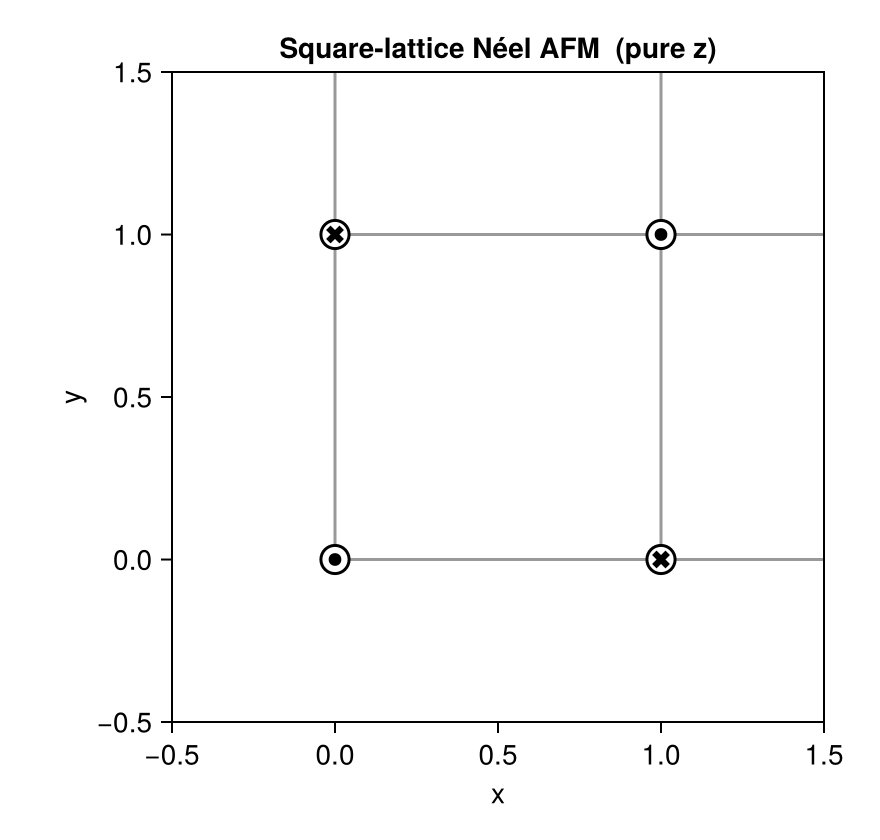 Square-lattice Néel AFM